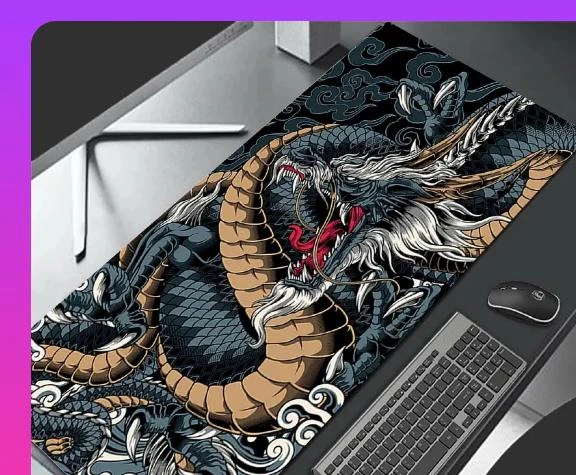 Japanese Art Dragon Mouse