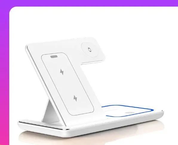 3 in 1 Foldable Charging Station For iPhone