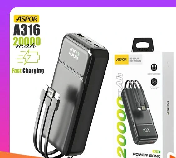 Product image of Aspor Portable Power Bank